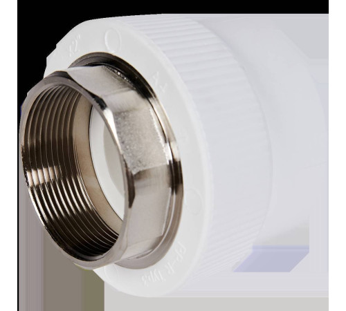 Муфта комбинированная Pro Aqua PP-R 50x2 под ключ ВР белая PA22523P