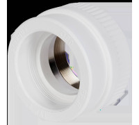 Муфта комбинированная Pro Aqua PP-R 90x3 под ключ ВР белая PA22528