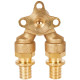 Угольник настенный проточный STOUT 20x1/2 SFA-0039-002012