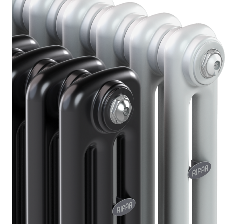 Трубчатый радиатор RIFAR TUBOG 3037 26 секций нижнее подключение DV1 белый RAL 9016 TUB 3037-26-DV1