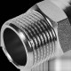 Переходник прессовый ROMMER нержавеющая сталь 28х3/4 НР RSS-0021-002834