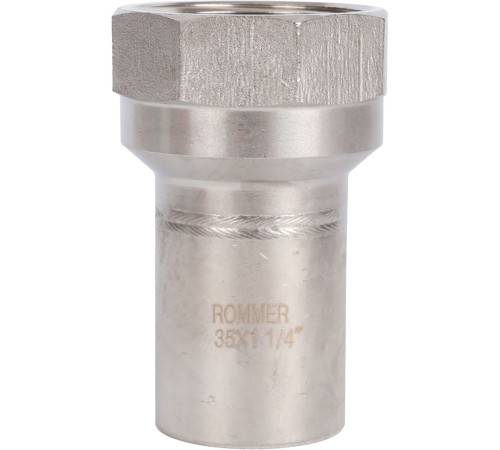 Вставка переходная прессовая ROMMER НПр-ВР 35х1 1/4 нержавеющая сталь RSS-0023-035114