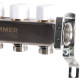 Коллекторная группа из нержавеющей стали с расходомерами ROMMER 4 выхода RMS-1200-000004