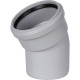 Отвод канализационный бесшумный STOUT 110 мм 30° SKB-0009-011030
