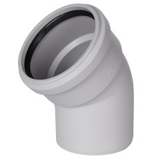 Отвод канализационный бесшумный STOUT 110 мм 45° SKB-0010-011045