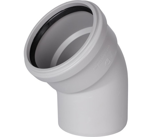 Отвод канализационный бесшумный STOUT 110 мм 45° SKB-0010-011045