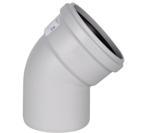 Отвод канализационный бесшумный STOUT 110 мм 45° SKB-0010-011045