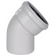 Отвод канализационный бесшумный STOUT 110 мм 45° SKB-0010-011045