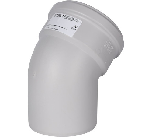 Отвод канализационный бесшумный STOUT 110 мм 45° SKB-0010-011045