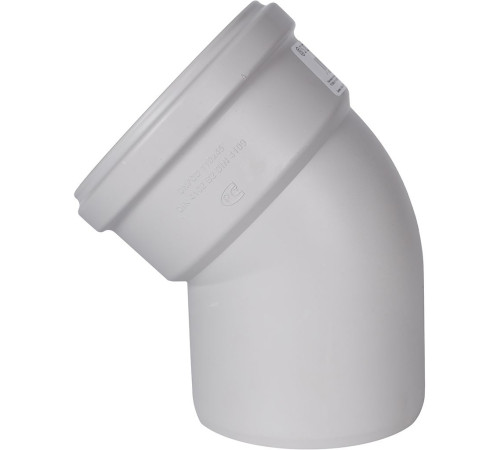 Отвод канализационный бесшумный STOUT 110 мм 45° SKB-0010-011045