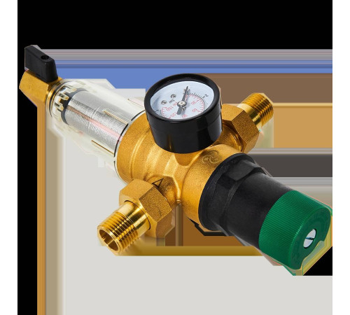 Фильтр с редуктором давления Хит Комплект FR06-1/2C 1/2 для холодной воды FR06-1/2C