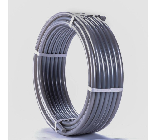 Труба из сшитого полиэтилена ROMMER PEX-a/EVOH 20х2.8 мм бухта 100 м серая RPX-0001-002028