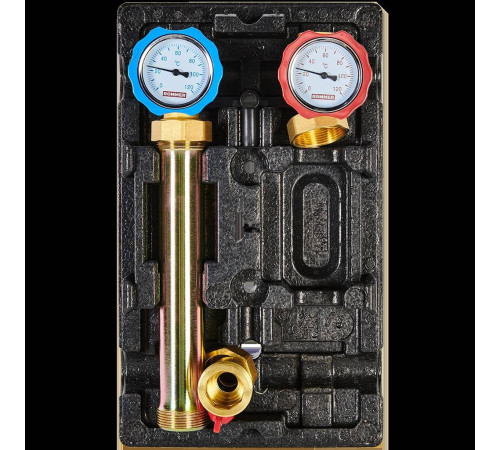 Насосная группа ROMMER RDG-1001 с прямым контуром без насоса RDG-1001-002501