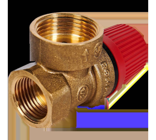 Клапан предохранительный ROMMER для отопления 1/2 x 3/4 1.5 бар RVS-0001-001515