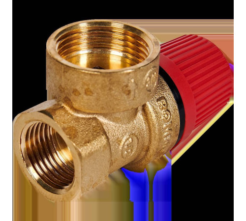 Клапан предохранительный ROMMER для отопления 1/2 x 3/4 2.5 бар RVS-0001-002515