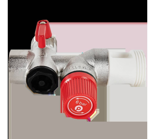 Группа безопасности для бойлера ROMMER 1/2 7 бар RVS-0007-007015