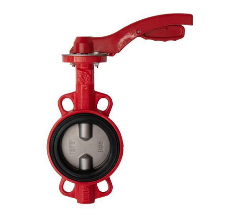 Затвор дисковый поворотный RASHWORK 201 DN250 PN16 межфланцевый с рукояткой 201-250-16