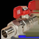 Кран шаровой полнопроходной с американкой STOUT SVB-1007 1/2 ВР/НР ручка бабочка EPDM SVB-1007-200015