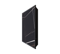 Отопительная панель STOUT BLACK STONE SCT 60х60 см черный гранит / черный корпус SCT-00BB-006060