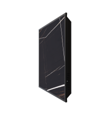 Отопительная панель STOUT BLACK STONE SCT 60х60 см черный гранит / черный корпус SCT-00BB-006060