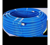 Труба из сшитого полиэтилена STOUT PEX-a 25x3.5 мм в синей теплоизоляции бухта 50 м SPI-0004-002535
