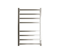 Полотенцесушитель электрический STOUT FORTE quadro 80х50 см Полированный SHQ-F1QQ-008050