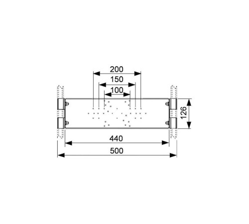 Монтажная пластина WALLBOX для сантехнической арматуры WB 90204