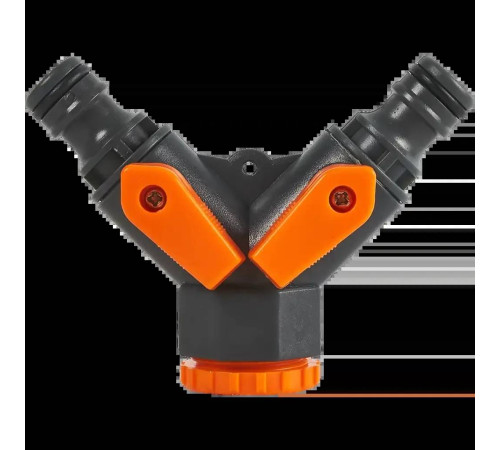 Разветвитель на кран 2-канальный BELAMOS 1/2-3/4 5002