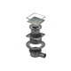 Трап BETTOSERB Superior 2in1 15х15 см горизонтальный выпуск 13702556B
