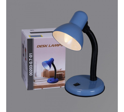 Настольная лампа офисная 00203-0.7-01 BL