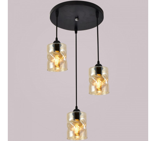 Подвесной светильник 03012-1 03012-0.9-03 BK