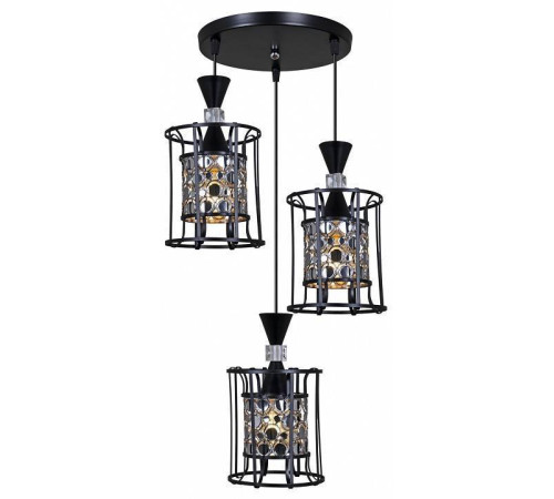 Подвесной светильник Reluce 05362 05362-0.9-03 BK+CH