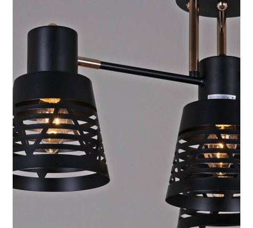 Потолочная люстра 06074-3.3-04 BK+FG