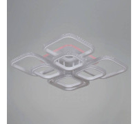 Потолочная люстра 06335-0.3-4+4B WH (RGB)