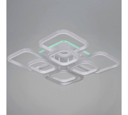 Потолочная люстра 06335-0.3-4+4B WH (RGB)