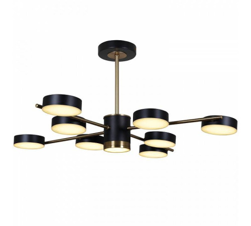 Люстра на штанге 06369-0.3-08 COP+BK