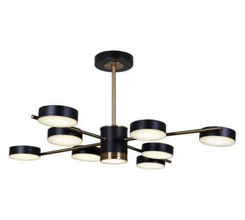 Люстра на штанге 06369-0.3-08 COP+BK