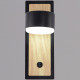 Бра 12540-0.2-01 BK+WOOD