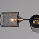 Люстра на штанге 38460-0.3-04 BK+COPPER