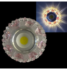 Встраиваемый светильник  42064-9.0-001PL MR16+LED3W CL/PK