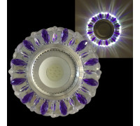 Встраиваемый светильник  42112-9.0-001PL MR16+LED3W CL/PP+MIX