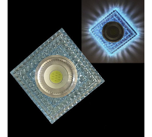 Встраиваемый светильник 42197-9.0-001PL MR16+LED3W LBL