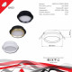 Встраиваемый светильник Reluce Technical 53005 53005-9.0-001RLD GX53 BK