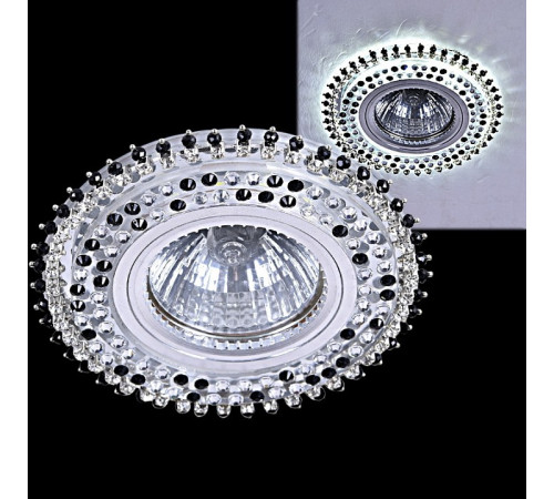 Встраиваемый светильник 59502-9.0-001MN MR16+LED3W BK