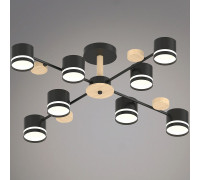 Люстра на штанге 68730-0.3-08 GX53 BK+WOOD