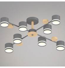 Люстра на штанге 68730-0.3-08 GX53 GREY+WOOD