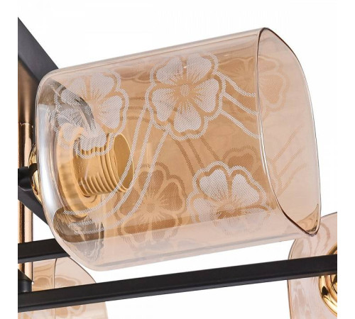 Потолочная люстра Reluce 72108 72108-0.3-06 BK+FGD