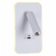 Бра 86204-9.2-001KT LED12W+USB WT
