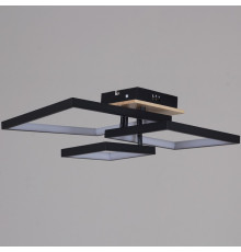 Люстра на штанге 98560-0.3-03 BK+WOOD