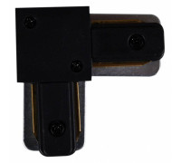 Соединитель угловой L-образный для треков накладных Reluce  RL 06038 corner connector BK